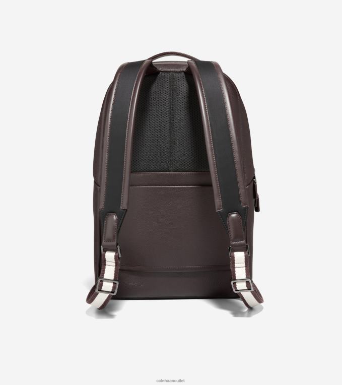 Men Dark Chocolate Cole Haan Triboro Backpack 2R0V2548