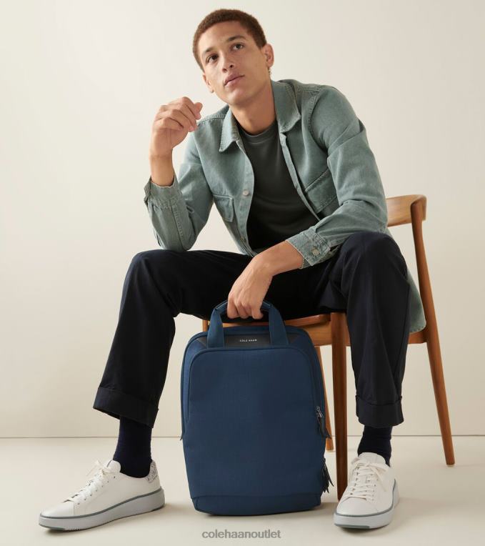 Men Navy Blazer Cole Haan ZEROGRAND 2-in-1 Backpack 2R0V2552