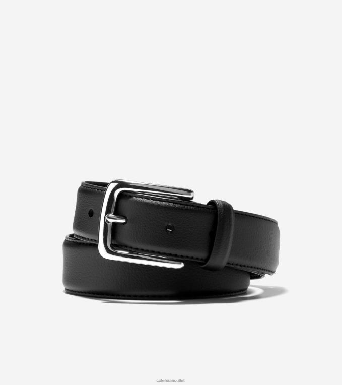 Men Black Cole Haan 32MM Cactus Dress Belt 2R0V2563