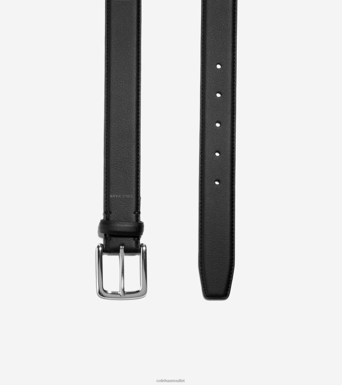 Men Black Cole Haan 32MM Cactus Dress Belt 2R0V2563