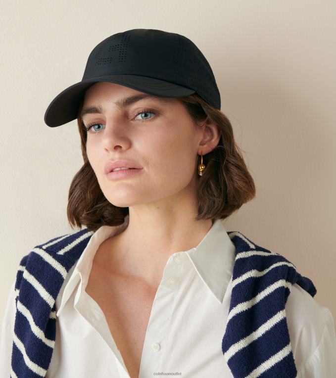 Men Black Cole Haan Embroidered Logo Baseball Cap 2R0V2579