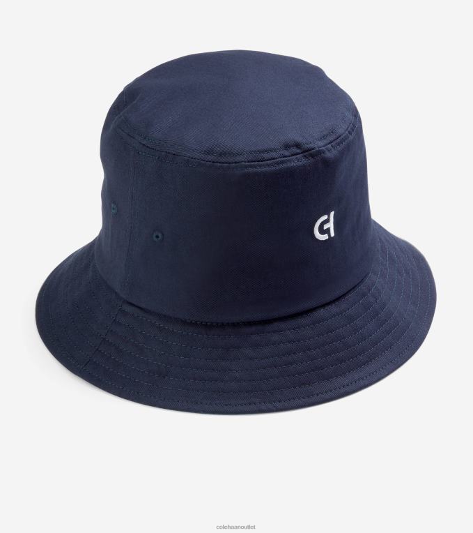 Men Navy Blazer Cole Haan Cotton Bucket Hat 2R0V2500