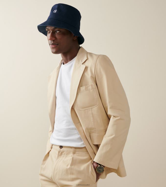 Men Navy Blazer Cole Haan Cotton Bucket Hat 2R0V2500