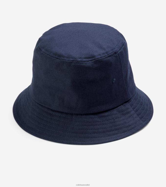 Men Navy Blazer Cole Haan Cotton Bucket Hat 2R0V2500