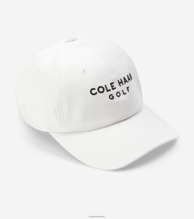 Men White Cole Haan Cotton Golf Hat 2R0V2503
