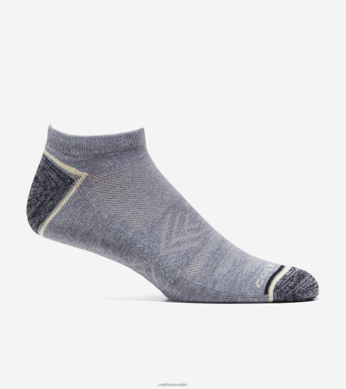 Men Black Assorted Cole Haan 3-Pack Performance No-Show Socks 2R0V2609