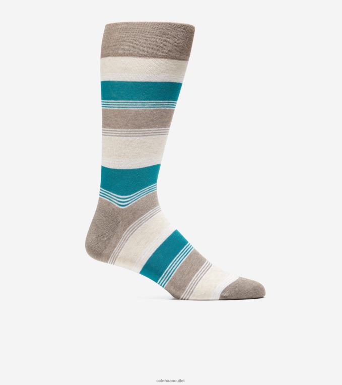 Men Brown Cole Haan Dress Crew Sock 2R0V2617