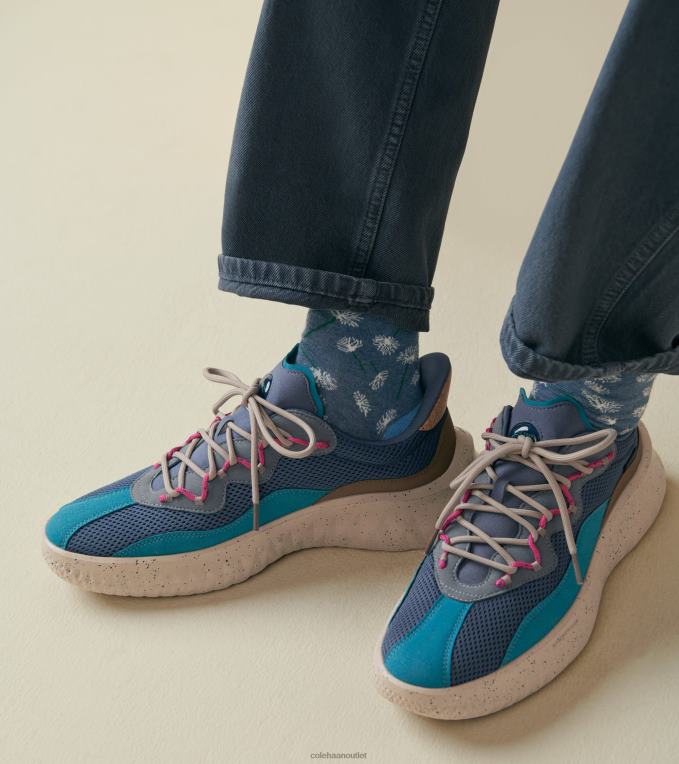 Men Medium Denim Heather Cole Haan Dandelion Dress Crew Sock 2R0V2588