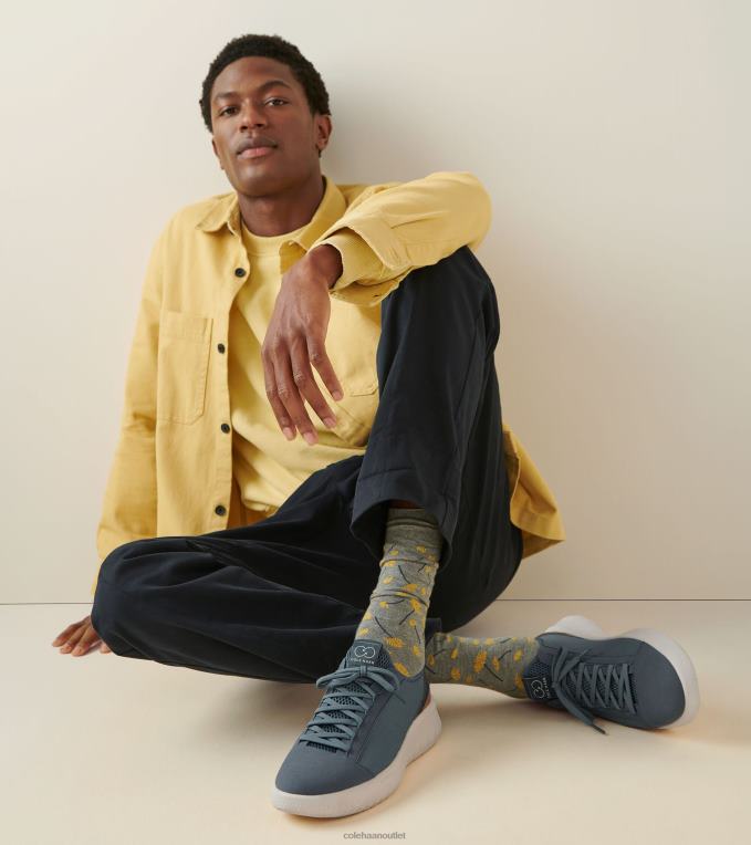 Men Medium Grey Heather Cole Haan Dandelion Dress Crew Sock 2R0V2587