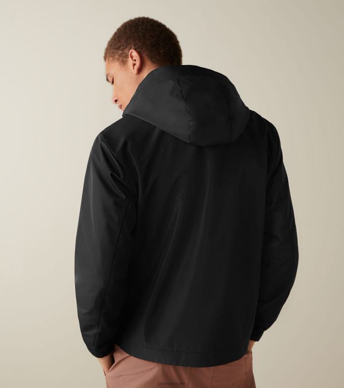 Men Black Cole Haan Running Jacket 2R0V2560