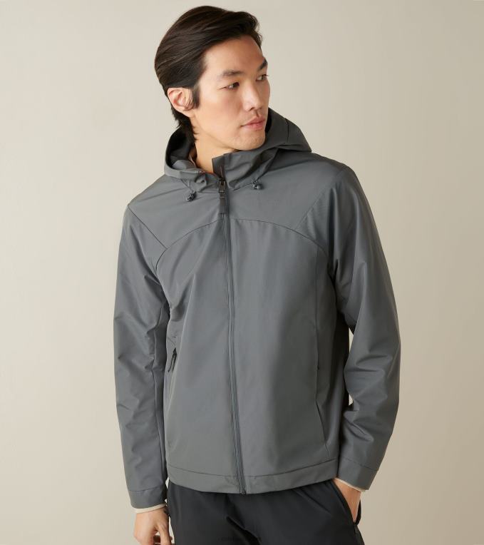 Men Gray Cole Haan Running Jacket 2R0V2559