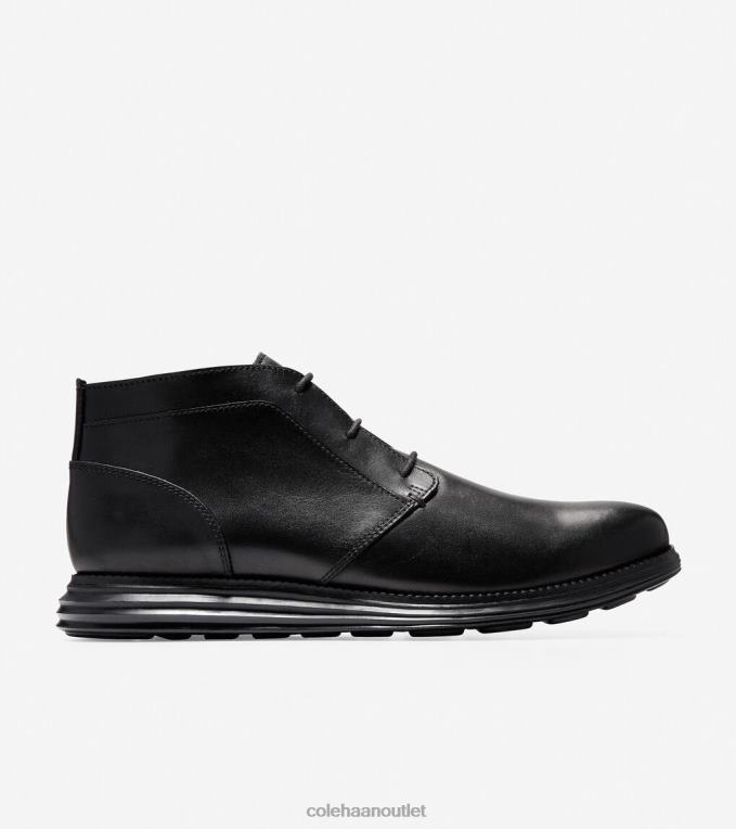 Men Black Cole Haan OriginalGrand Chukka Boot 2R0V2466