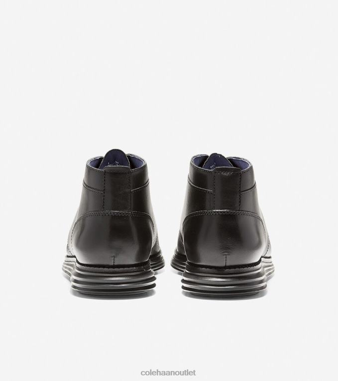 Men Black Cole Haan OriginalGrand Chukka Boot 2R0V2466