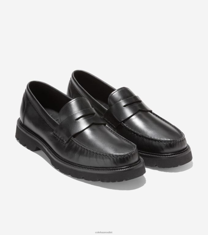 Men Black Cole Haan American Classics Penny Loafer 2R0V2373