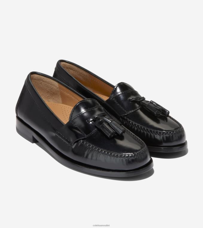Men Black Cole Haan Pinch Tassel Loafer 2R0V2476