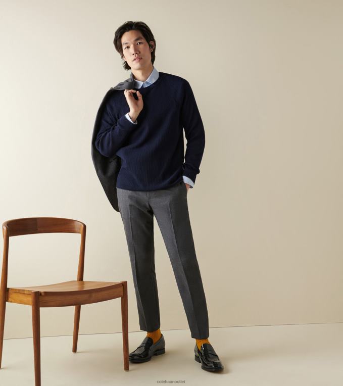 Men Black Patent Cole Haan Modern Classics Penny Loafer 2R0V2448