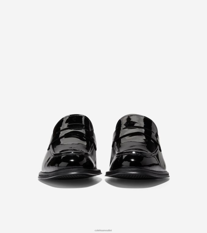 Men Black Patent Cole Haan Modern Classics Penny Loafer 2R0V2448