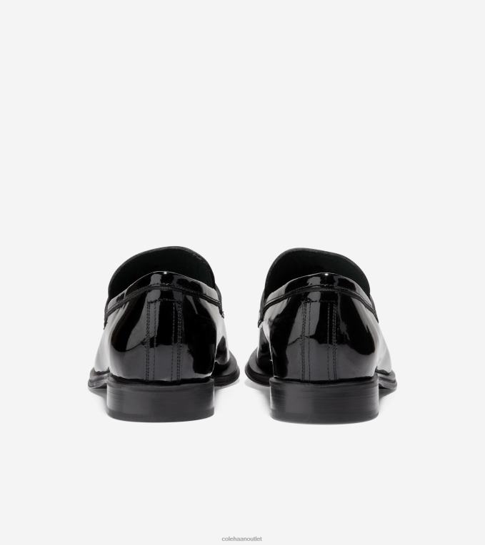 Men Black Patent Cole Haan Modern Classics Penny Loafer 2R0V2448