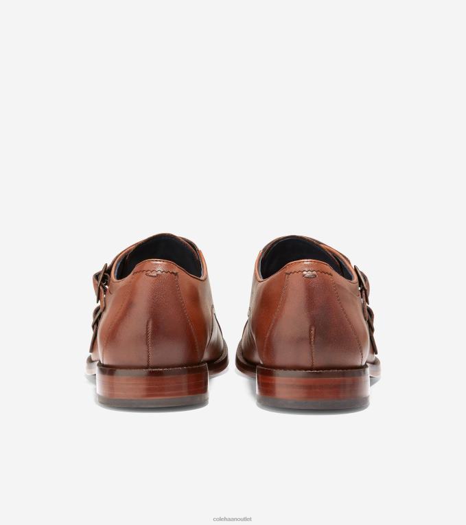 Men British Tan Cole Haan Harrison Monkstrap 2R0V2474