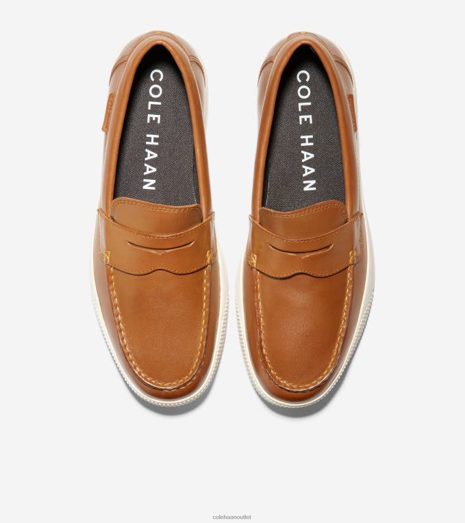 Men British Tan Cole Haan Nantucket 2.0 Penny Loafer 2R0V2353