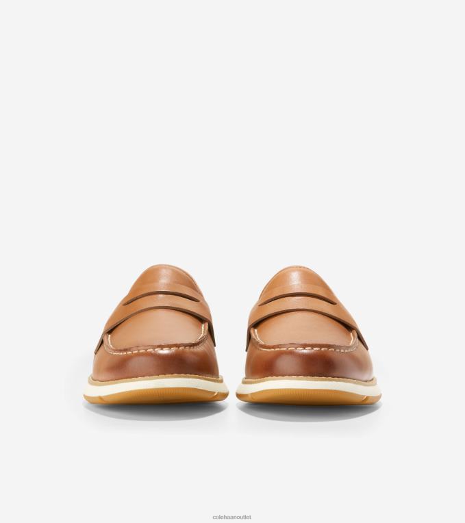 Men British Tan-Ivory Cole Haan 4.ZEROGRAND Loafer 2R0V2454