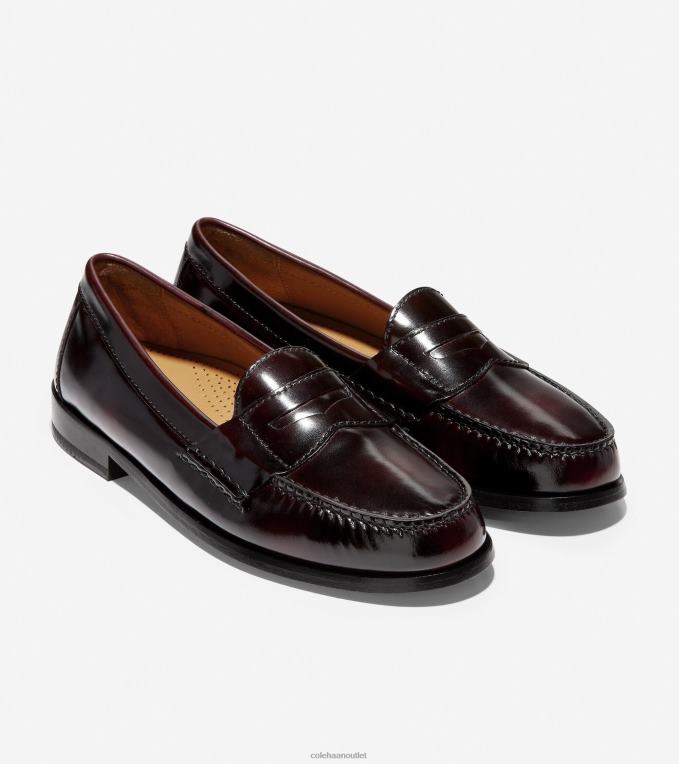 Men Burgundy Cole Haan Pinch Penny Loafer 2R0V2486