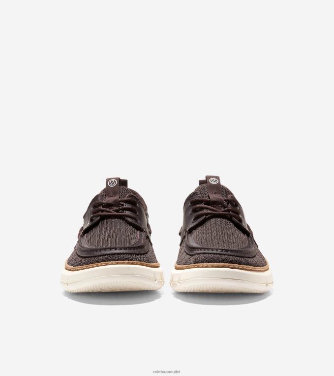 Men Dark Chocolate Cole Haan 4.ZEROGRAND Regatta Boat Shoe 2R0V2261