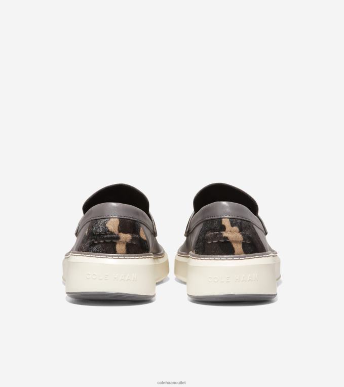 Men Dark Pavement-Ivory Cole Haan GrandPrO Topspin Penny Loafer 2R0V2290