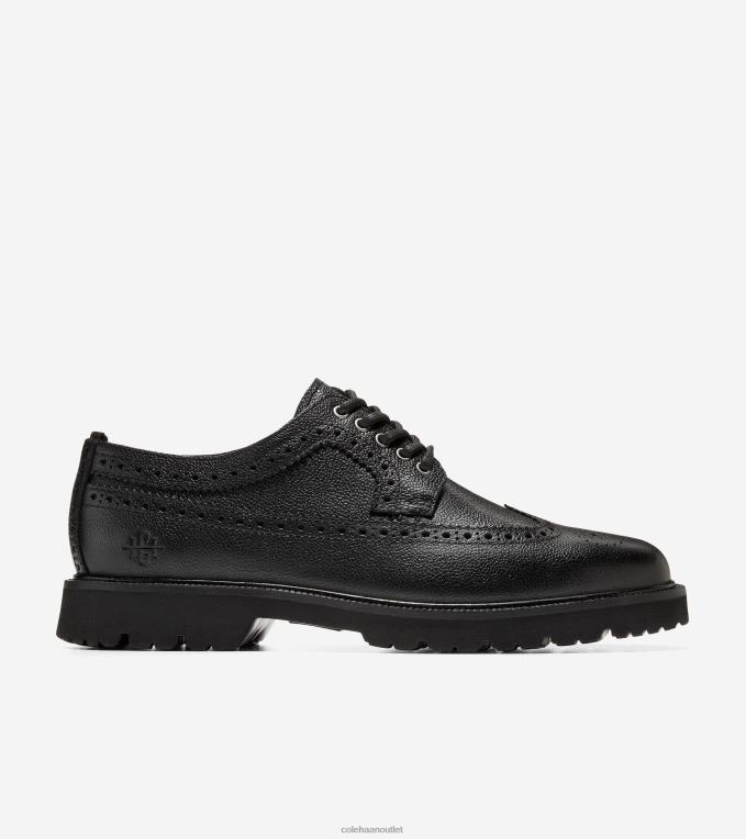 Men Black Cole Haan American Classics Longwing Oxford 2R0V2389