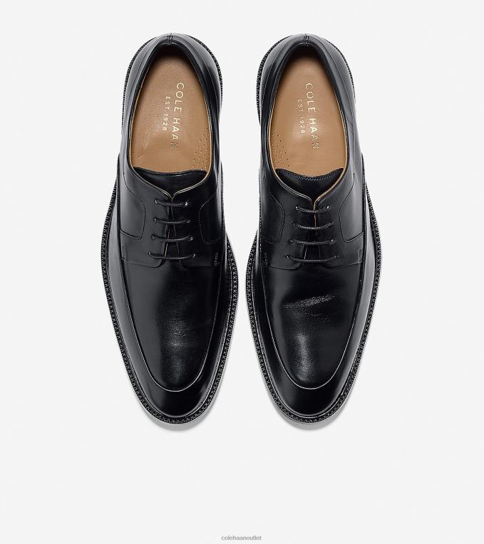 Men Black Cole Haan Warren Apron Oxford 2R0V2438