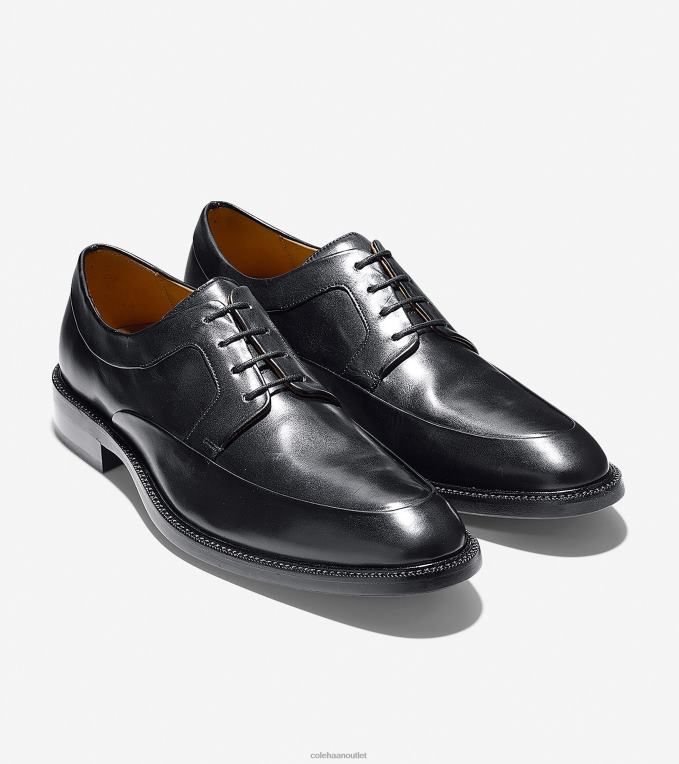 Men Black Cole Haan Warren Apron Oxford 2R0V2438