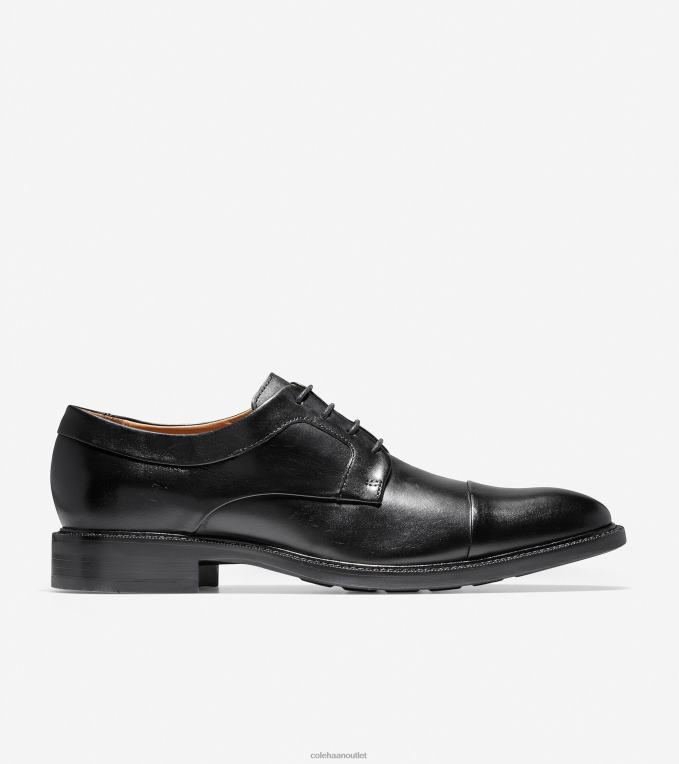Men Black Cole Haan Warren Cap Toe Oxford 2R0V2399