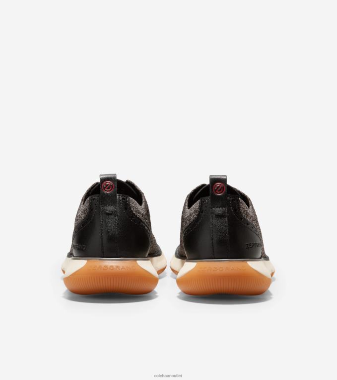 Men Black-Ivory-Gum Stitchlite Cole Haan 4.ZEROGRAND Oxford 2R0V2362