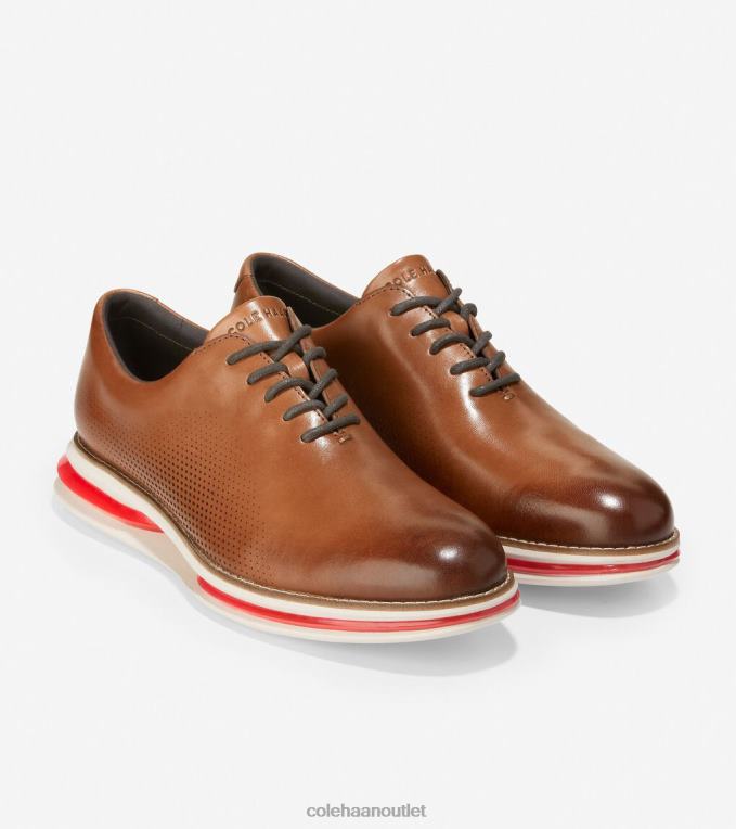 Men British Tan-Dark Roast-Molten Lava Cole Haan OriginalGrand Energy Twin Oxford 2R0V2465