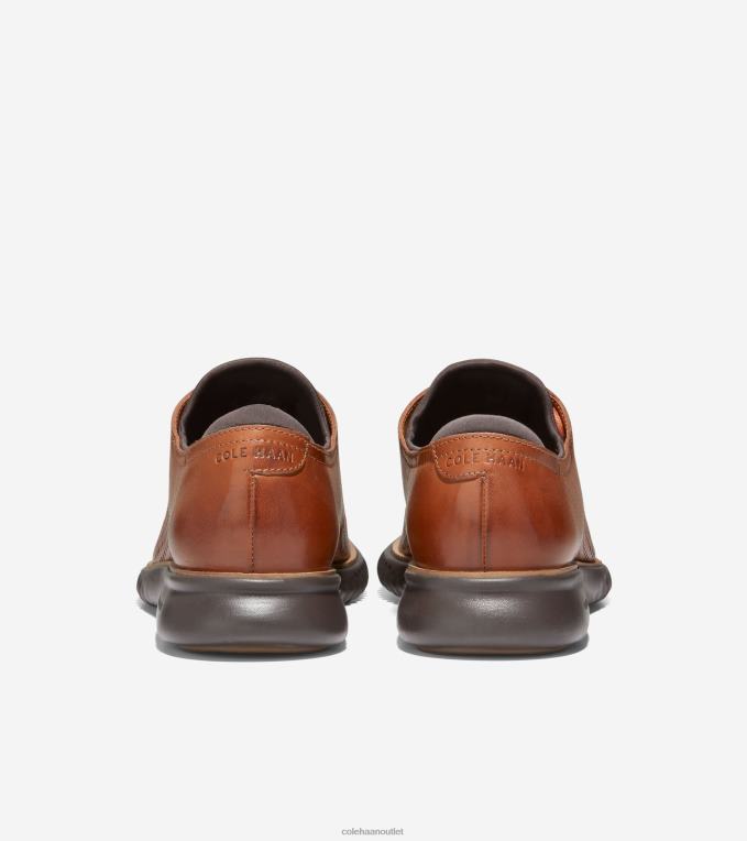 Men British Tan-Java Cole Haan 2.ZEROGRAND Laser Wingtip Oxford 2R0V2270