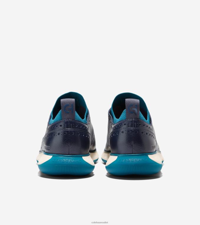 Men Navy Blazer-Moroccan Blue Cole Haan 4.ZEROGRAND Wingtip Oxford 2R0V2369