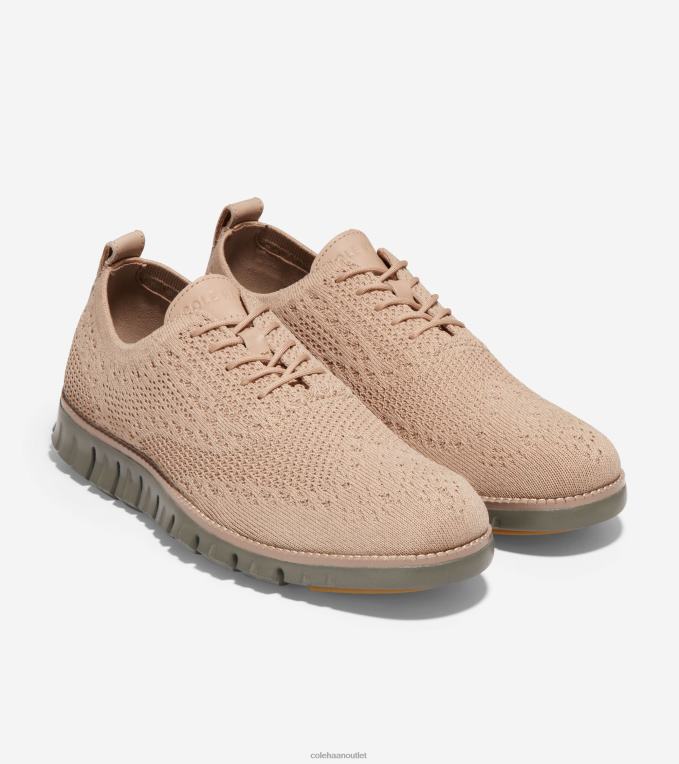 Men Sesame Stitchlite-Dune-Tea Leaf Cole Haan ZEROGRAND Oxford 2R0V2425
