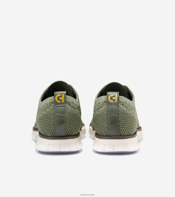 Men Tea Leaf-Egret Stitchlite Cole Haan ZEROGRAND Oxford 2R0V2427