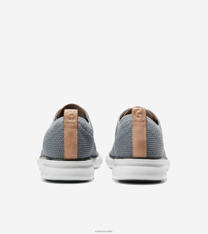 Men White-Ironstone Cole Haan 2.ZEROGRAND Oxford 2R0V2273