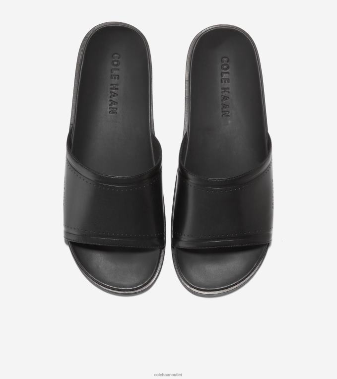 Men Black Cole Haan Modern Classics Slide Sandal 2R0V2252