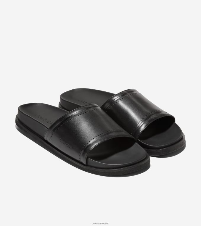 Men Black Cole Haan Modern Classics Slide Sandal 2R0V2252