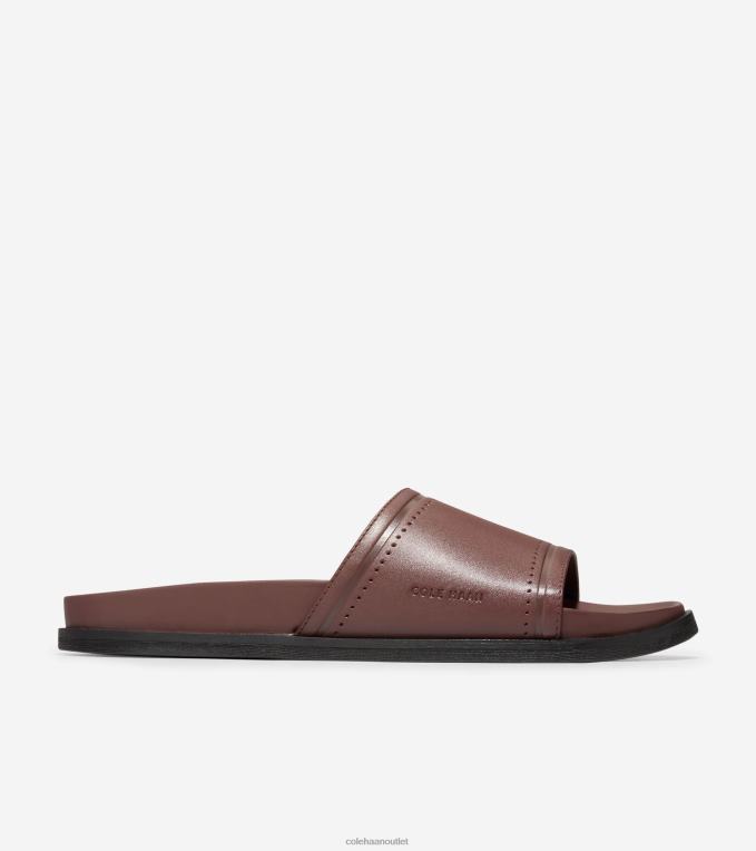 Men Dark Coffee Cole Haan Modern Classics Slide Sandal 2R0V2249