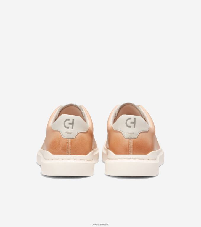 Men Barley Beige-Ivory Cole Haan GrandPrO Rally Laser Cut Sneaker 2R0V2262