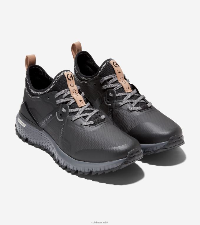 Men Black-Quiet Shade Cole Haan ZEROGRAND Overtake Golf Shoe 2R0V2413