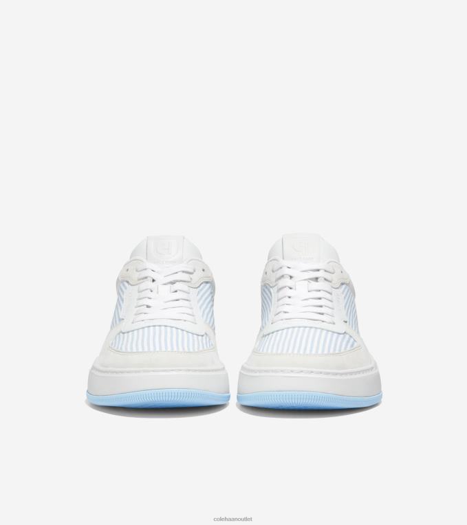 Men Blue Bell Seersucker Cole Haan GrandPrO Crossover Sneaker 2R0V2308