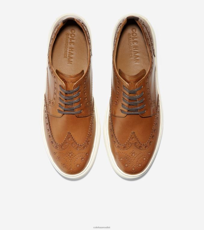 Men British Tan Cole Haan Winslow Wingtip Sneaker 2R0V2424