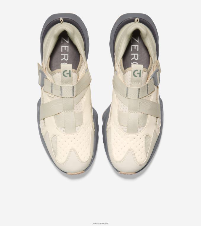 Men Egret-Silver Birch-City Skyline Cole Haan 5.ZEROGRAND Monk Strap Running Shoe 2R0V2442