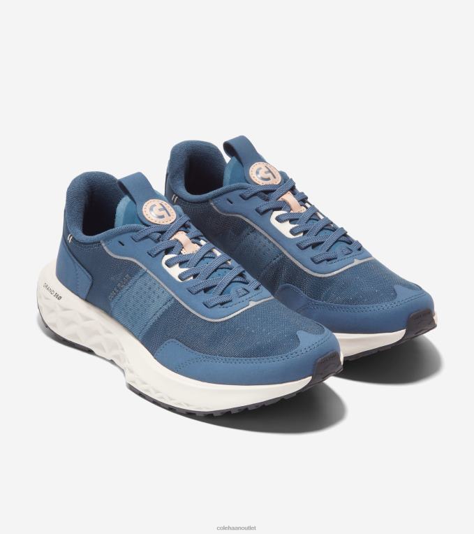 Men Ensign Blue-Ivory Cole Haan ZEROGRAND Outpace 3 Running Shoe 2R0V2314