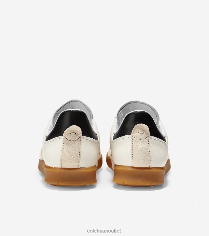 Men Ivory Tumbled-Stone Suede Cole Haan GrandPrO Turf Sneaker 2R0V2455