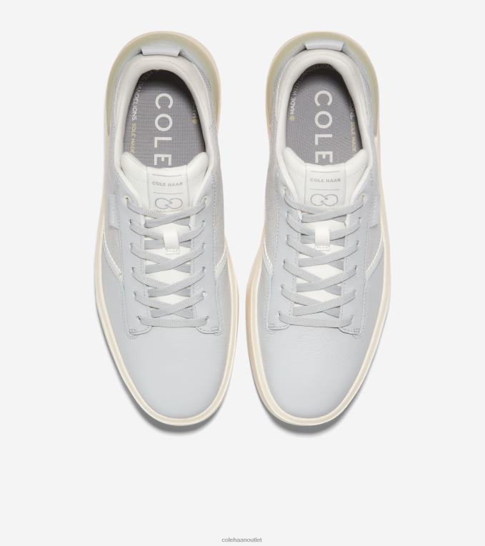 Men Micro Chip-Ivory Cole Haan GrandPrO Crew Sneaker 2R0V2303